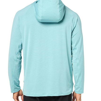 HUK Men's A1a Hoodie, Quick-Dry Hooded Fishing Shirt with Built in Neck Gaiter, Marine Blue, XXL