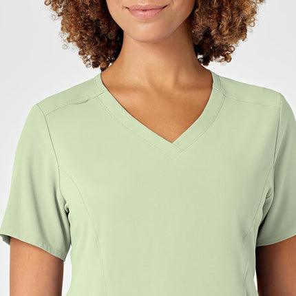 WonderWink Women's V-Neck Scrub Top, Fresh Mint, X-Large