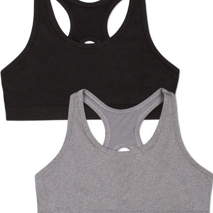 Fruit of the Loom Girls' Stay Dry Racerback Sports