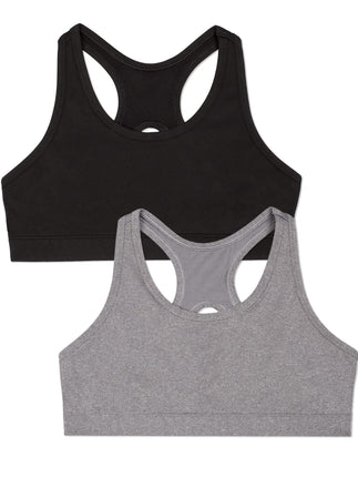 Fruit of the Loom Girls' Stay Dry Racerback Sports