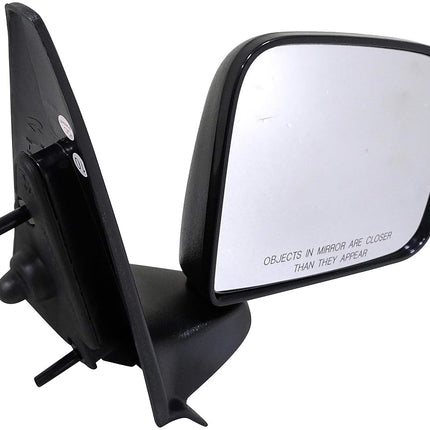 Dorman 955-224 Passenger Side Manual Door Mirror - Folding for Select Ford Models, Black