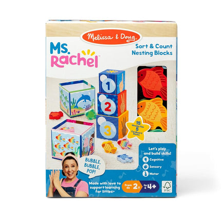 Melissa & Doug Ms. Rachel Recessed Blocks