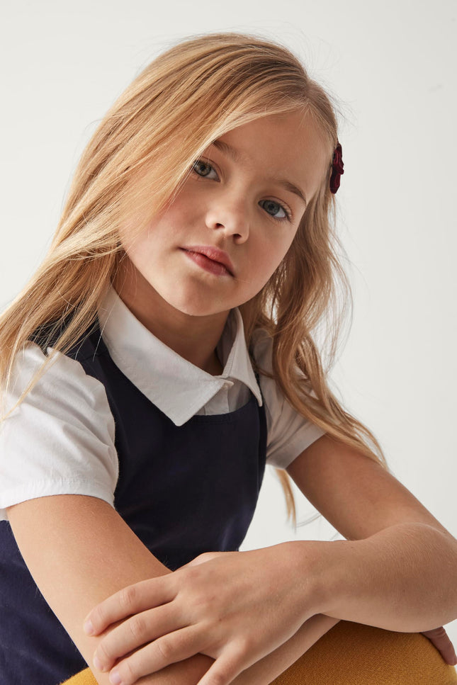 The Children's Place Girls' Plus Sleevless Bow-Belted Jumper, Tidal Single, 4