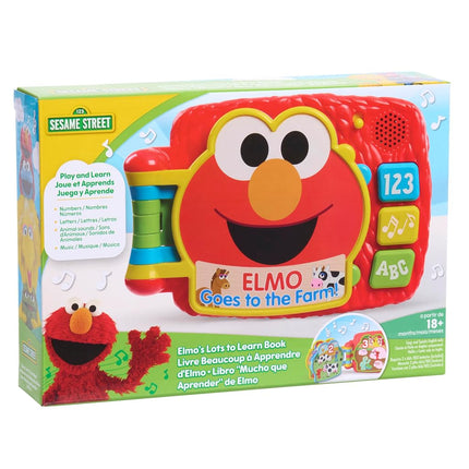 Just Play Sesame Street Elmo's Lots to Learn Book, Children's Toy from 2 Years