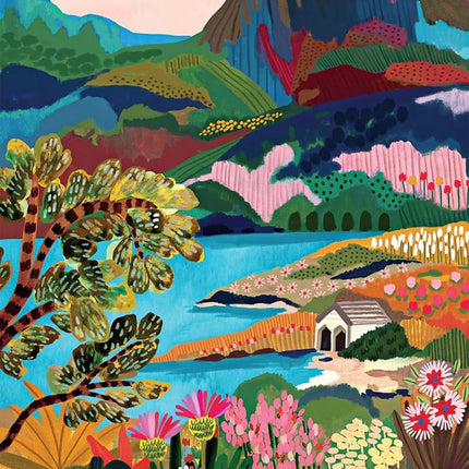 Buffalo Games - Rhi James - Dove Lake - Puzzle de 1000 pièces pour adultes - Casse-tête stimulant, parfait pour les soirées jeux - Taille du puzzle assemblé : 67,95 x 50,17 cm