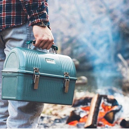 Stanley Classic Lunch Box, Hammer Tone Green, 5.5-Quart