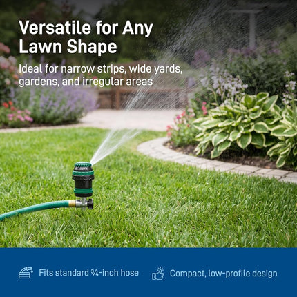 Orbit H2O-6 Gear Drive Sprinkler, Spike B 58573