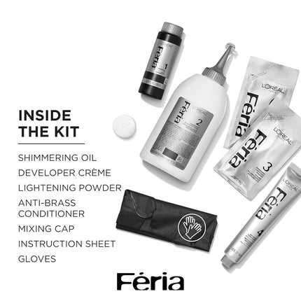 L'Oreal Paris Feria Permanent Hair Color, C74 Intense Copper, 2 Count