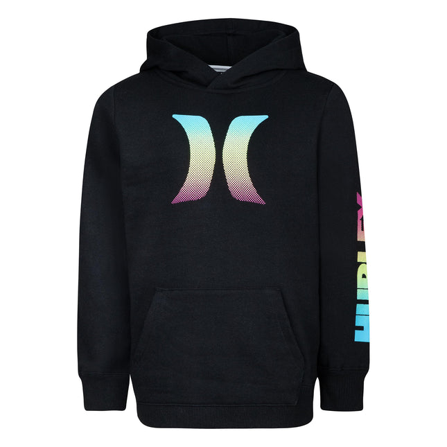 Hurley Boys' One and Only Pullover Hoodie, Black/M