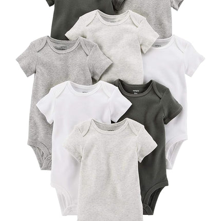 Carter's Baby Shirt, White/Grey, 6M