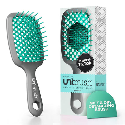 FHI HEAT UNbrush Wet & Dry Vented Detangling Hair 
