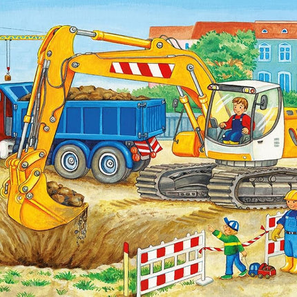 Ravensburger Hard at Work Jigsaw Puzzles for Kids Age 3 Years Up - Toddler Toys - 2x 24 Pieces