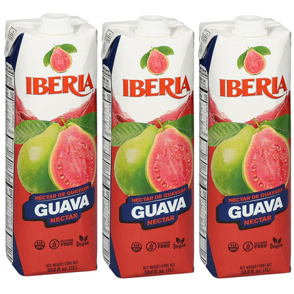Iberia Guava Nectar 32oz (3 Pack)