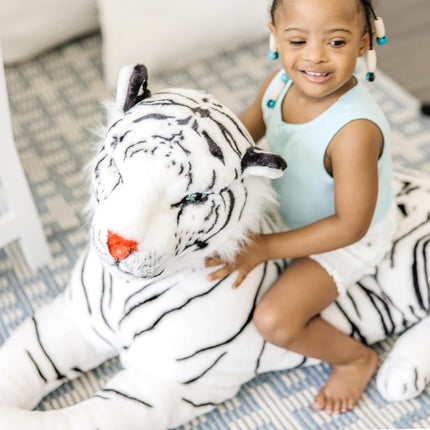Melissa & Doug White Tiger Plush