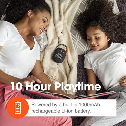 JBL Clip 4, Green - Portable Bluetooth 5.1 Speaker - Up to 10 Hours of Playtime - Waterproof and Dustproof - Includes Noise Cancelling and Anti-Echo Speaker