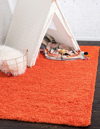 Unique Loom 3127935 Area Rug, 2 X 3, Tiger Orange