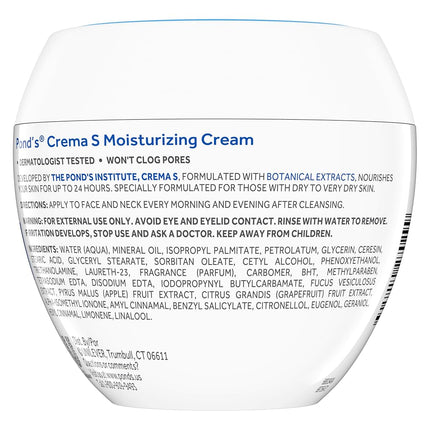 Pond'S Crema S Crema Hidratante Nutritiva, 14.1 oz.