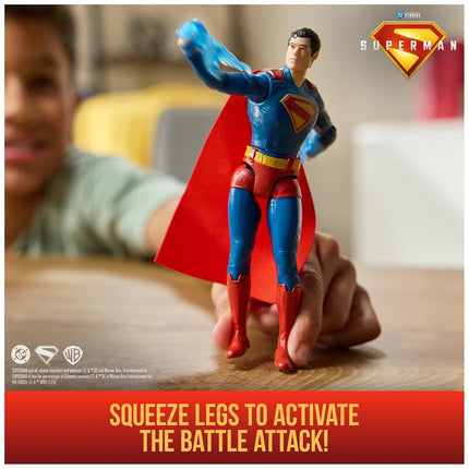 DC Comics, SUPERMAN, Green Lantern, Epic Strike Action Figure, 15-cm Tall, Authentic Movie Styling, Includes 2 Accessories, Kids’ Toys for Boys and Girls Aged 4 and Up