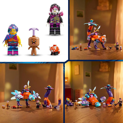 LEGO DREAMZzz 3in1 Izzie’s Dream Animals Set, Panda to Turtle to Bird Building Toy for 8 Plus Year Old Girls and Boys, Creative Playset with 2 Minifigures, Kids' Birthday Gift Idea 71481