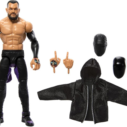 Mattel WWE Elite Action Figure & Accessories, 6-inch Collectible Finn Balor with 25 Articulation Points, Life-Like Look & Swappable Hands, HTX33