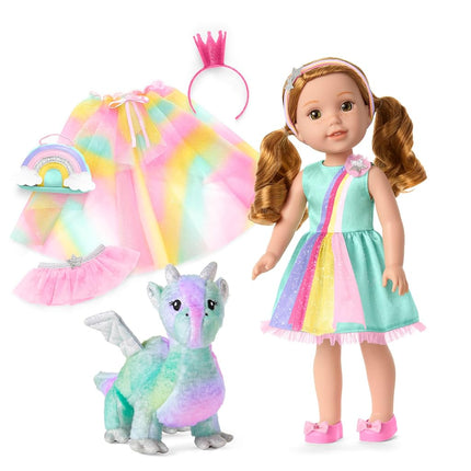 American Girl Wellie Wishers Willa's Dragon & Dress-Up Set