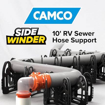 Camco 43031 RV 10' Sidewinder Sewer Hose Support