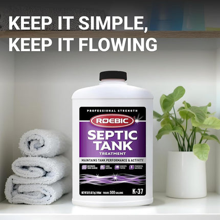 Roebic Laboratories, Inc. K-37-4-Q Septic Tank Treatment, 32-Ounce