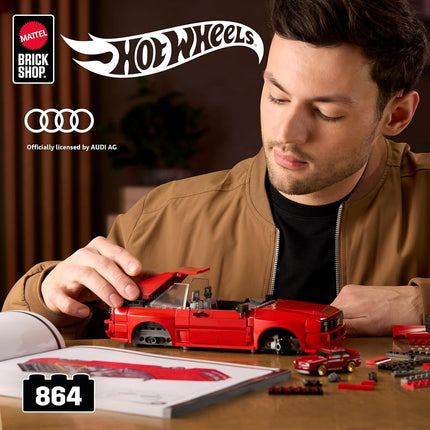 Mattel Brick Shop Hot Wheels '84 Audi Sport Quattro Building Kit