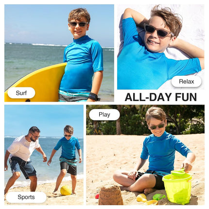 Kanu Surf Boys' Fiji UPF 50+ Sun Protective Rashguard