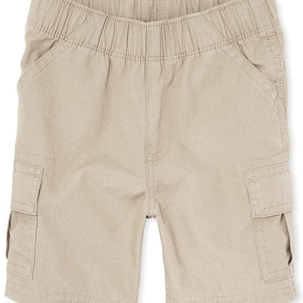The Children's Place Baby Boys Pull On Cargo Shorts, Sandwash Single, 18-24 Months