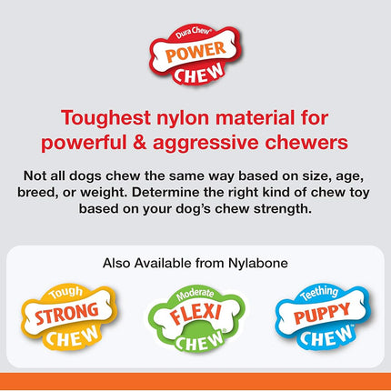 Nylabone Power Chew Marrow Bone Alternative Dog Chew Toy
