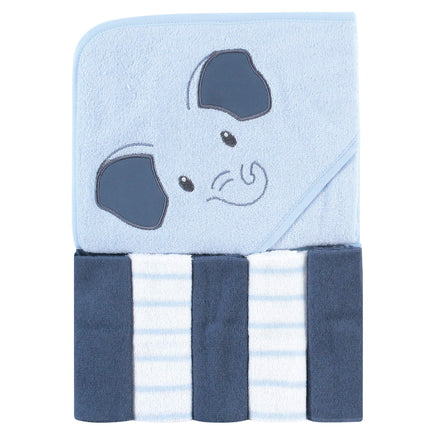 Hudson Baby Unisex Baby Hooded Towel and Five Wash