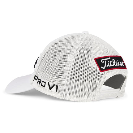 Titleist Men's Standard Tour Performance Mesh Golf Hat, White/Black