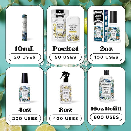 Poo-Pourri Before-You-Go Toilet Spray Refill, Fresh Sea Salt, 16 Fl Oz