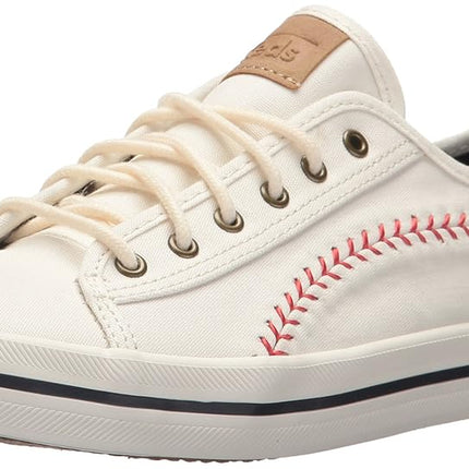 Keds Women's Kickstart Pennant Sneaker, Cream, 9 UK