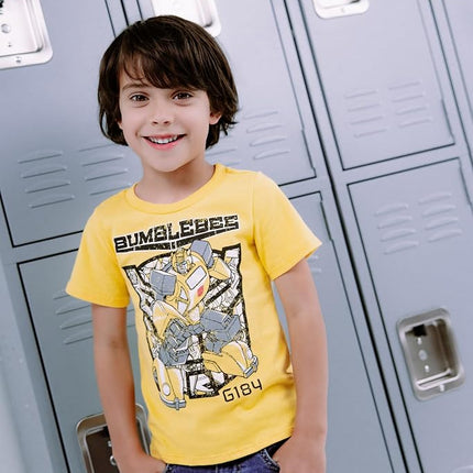 Transformers Bumblebee Optimus Prime Boys 3 Pack Short Sleeve T-Shirt - - 3 Years