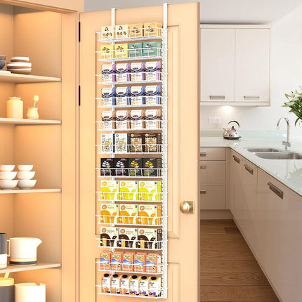 Churboro Over the Door Pantry Organizer Rack with 