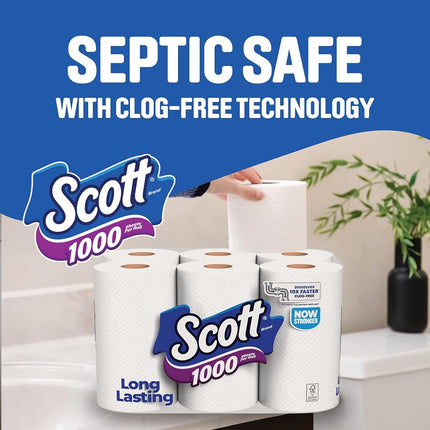 Scott Pañuelos de baño blancos (caja de 6)