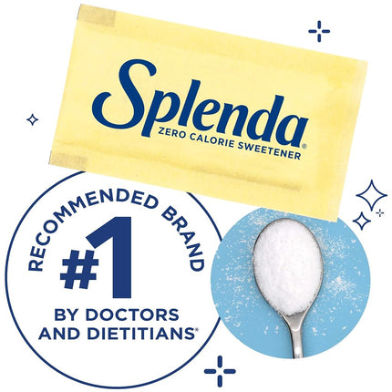 Splenda No Calorie Sweetener 1000 Individual Packets Value Pack (Net Wt. 2.2