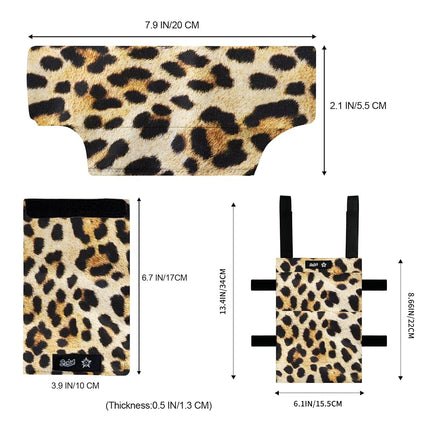 SPRING SEAON Crutches Padding Leopard