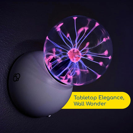 Thames & Kosmos The Plasma Ball Essential STEM Tool | Classic Scientific Device, Fresh 5-inch Glass Sphere, Interactive Electric Light Show | Explore Electricity, Matter, Energy