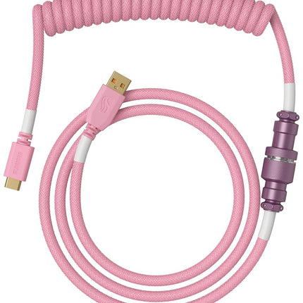 GLORIOUS Premium Coiled Keyboard Cable (Pixel Pink