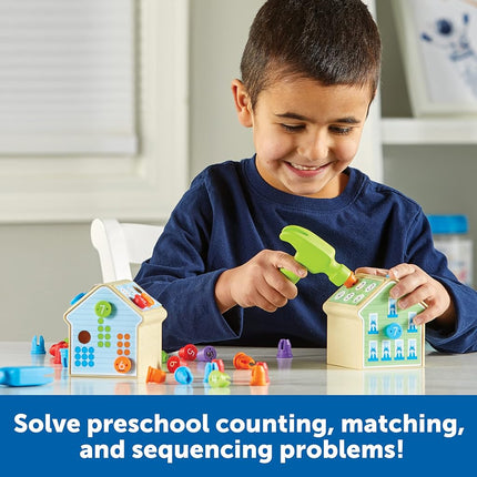 Learning Resources Number Nails Activity Set, Ages 4+, Maths Games For Kids, Preschool Games, 102 Pieces