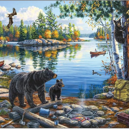 Buffalo Games - Darrell Bush - Blue Sky Relection - 1000 Piece Jigsaw Puzzle for Adults Challenging Puzzle Perfect for Game Nights - Finished Size 26.75 x 19.75