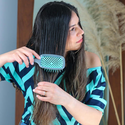 FHI HEAT UNbrush Wet & Dry Vented Detangling Hair Brush, Aurora