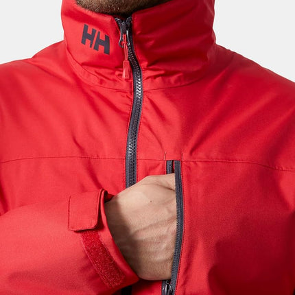 Helly Hansen Men's Crew Midlayer Jacket, Red 2.0, 3XL