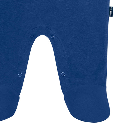 Gerber Unisex Baby NFL Footed Sleep and Play, Team Color, 3-6 Months