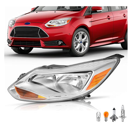 HECASA Left Headlight Assembly Driver Side Halogen