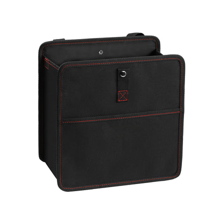 Simple Deluxe Car Trash Can with Lid and Adjustabl
