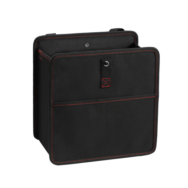 Simple Deluxe Car Trash Can with Lid and Adjustabl